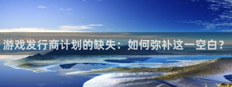 pp电子官网平台代理开号流程：游戏发行商计划的缺失：如何弥补这一空白？