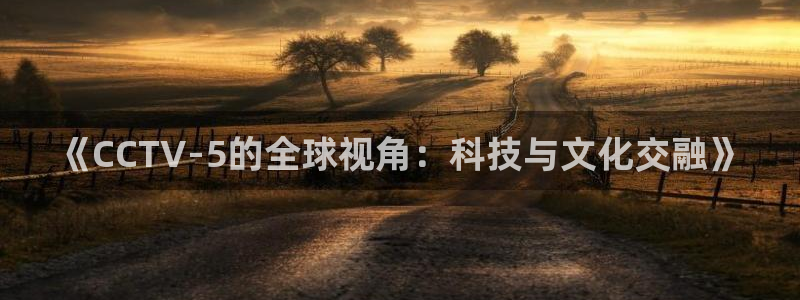 咪咕体育赛事直播：《CCTV-5的全球视角：科技与文化交融》